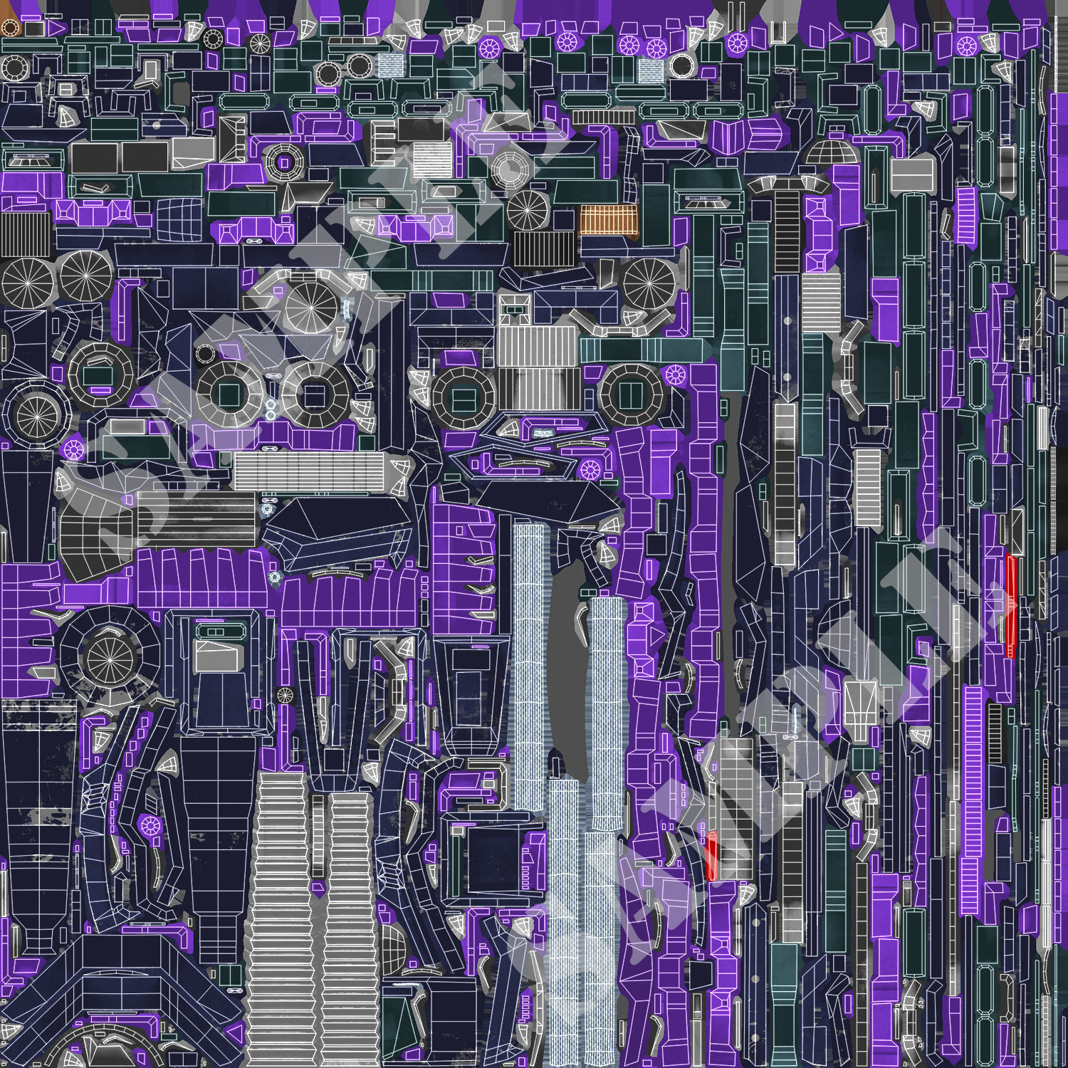 Zoid Genosaurer model 3D PBR  3D model_40