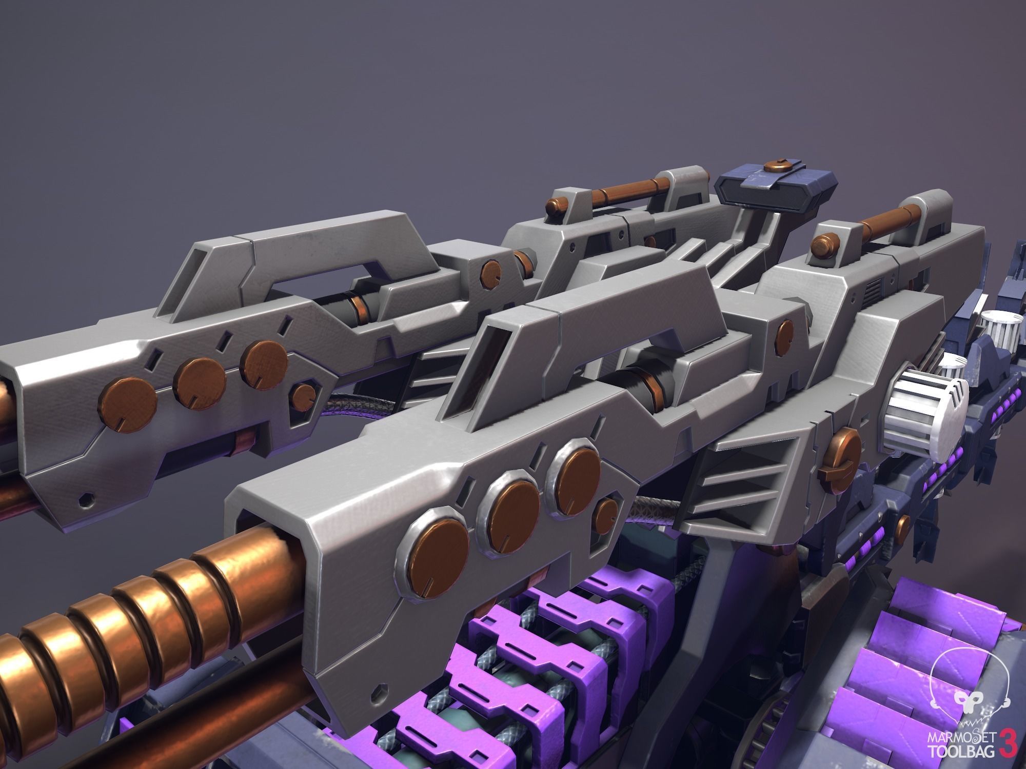 Zoid Genosaurer model 3D PBR  3D model_23