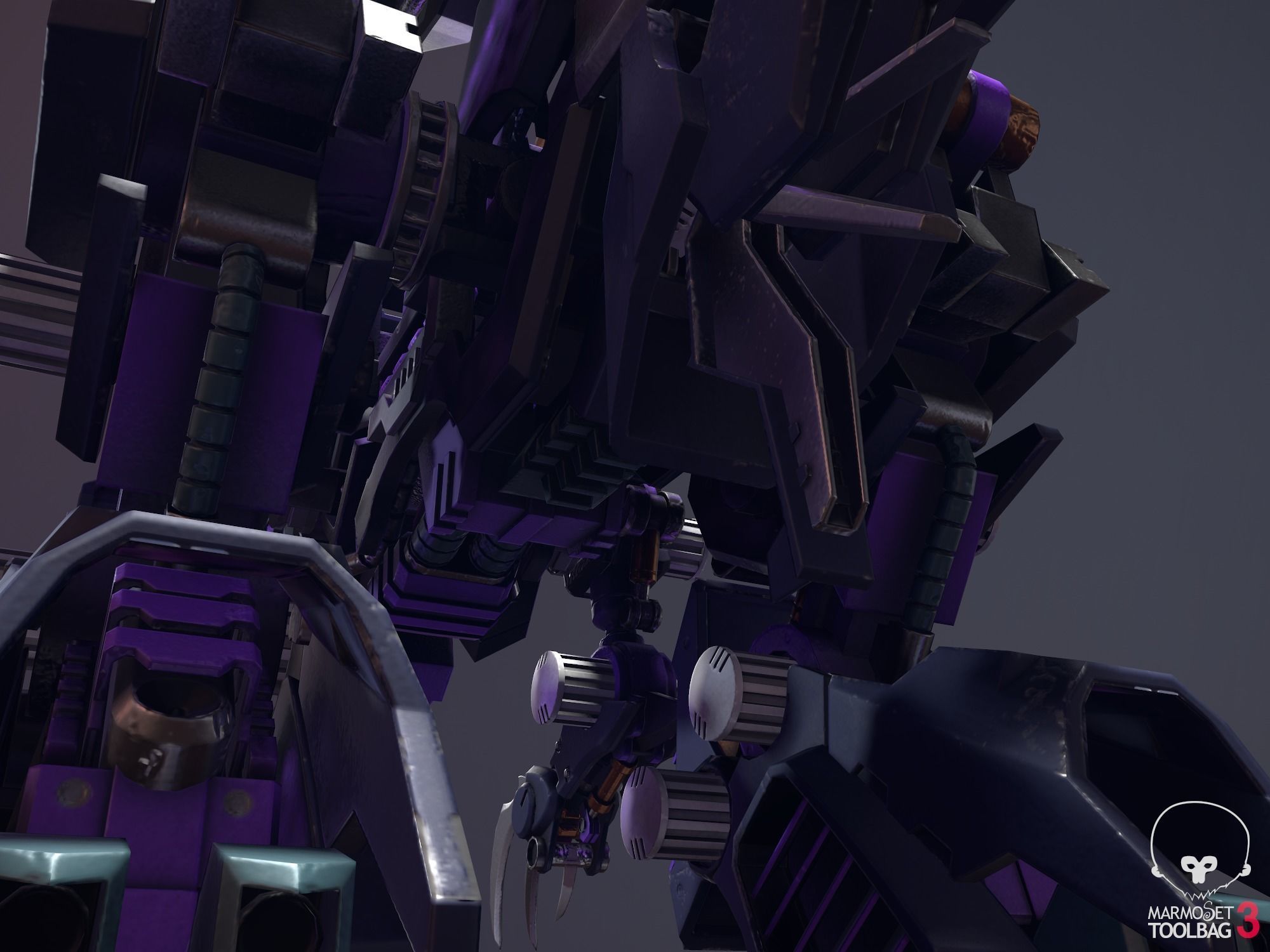 Zoid Genosaurer model 3D PBR  3D model_17