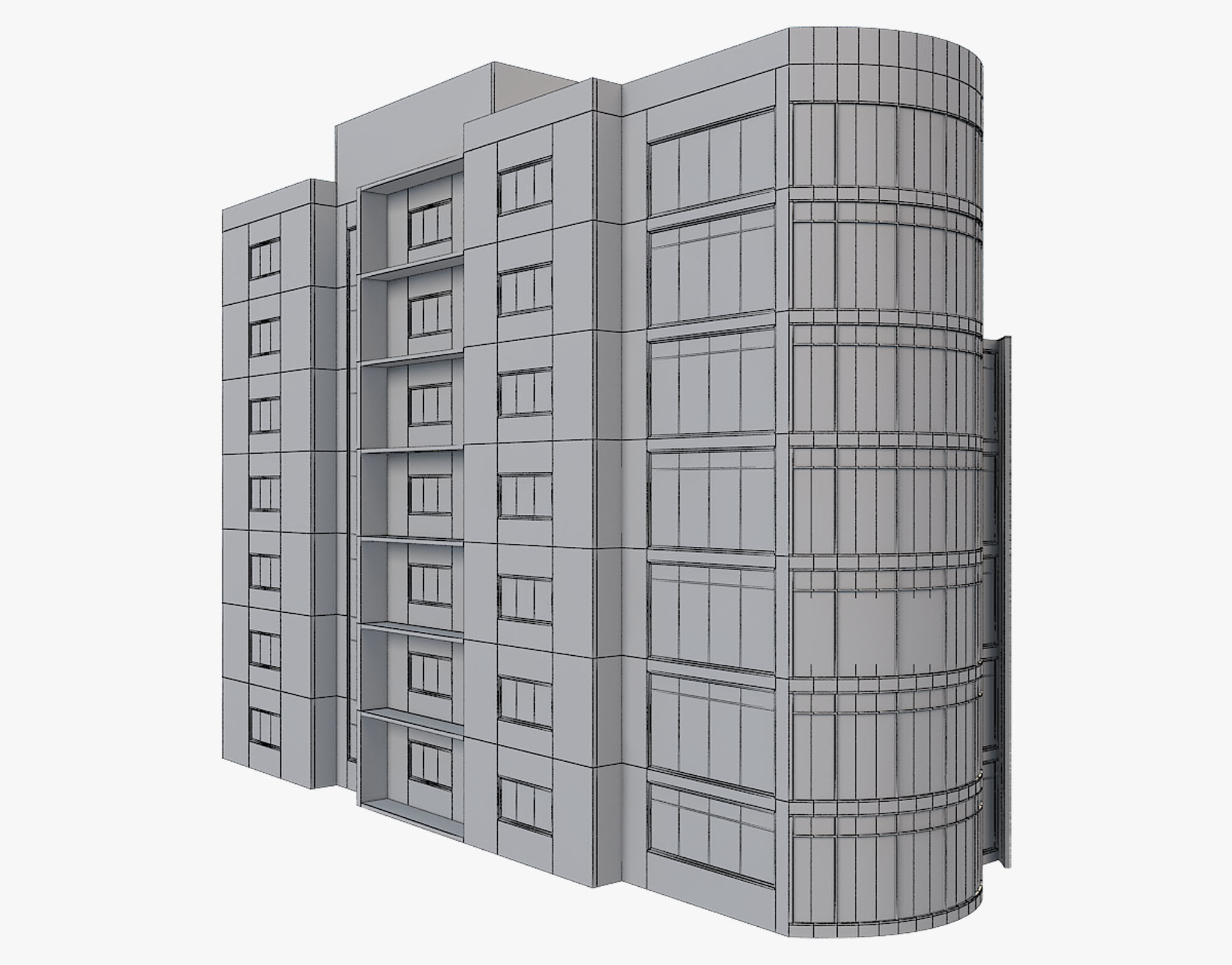 Building 3 3D model_4