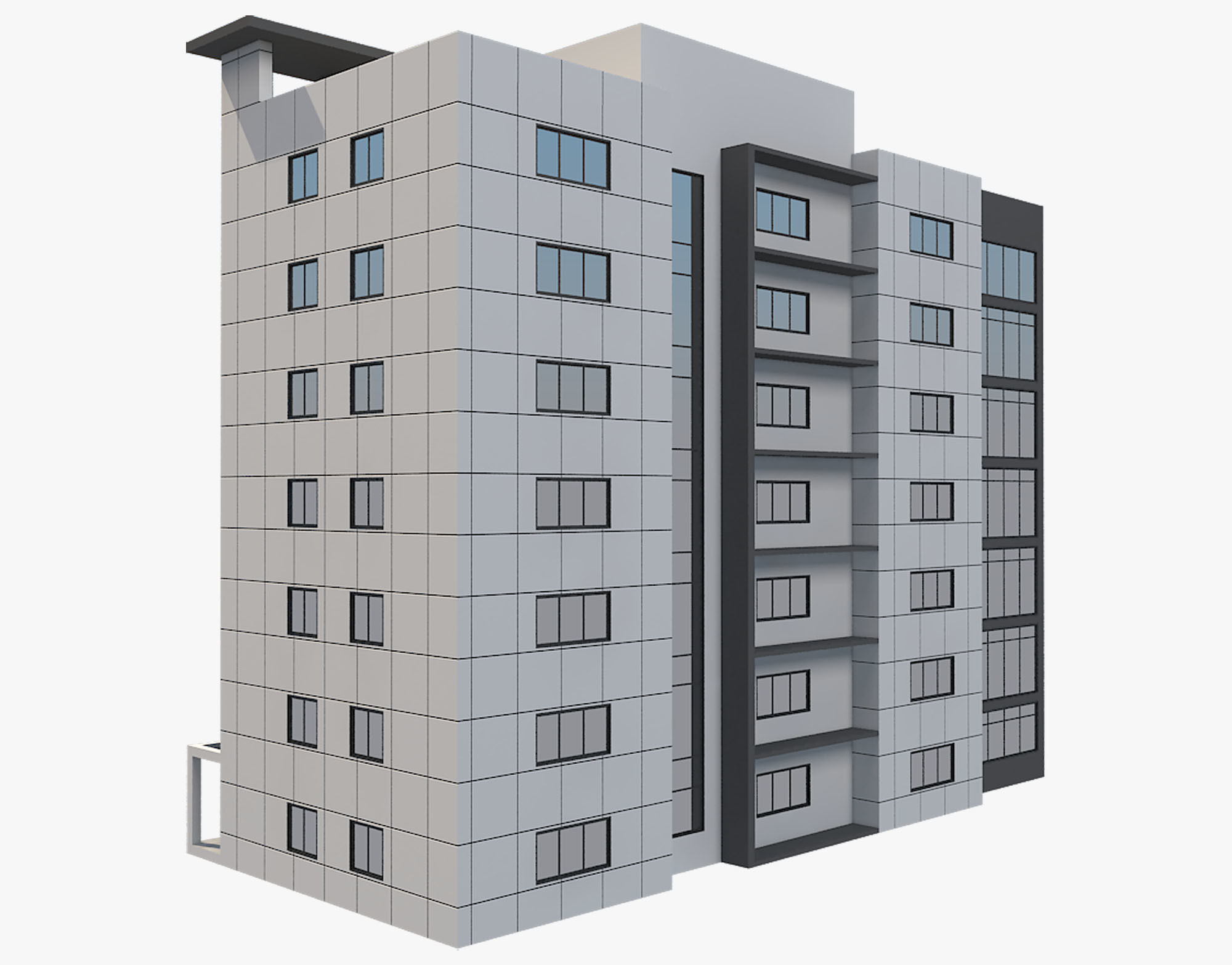 Building 3 3D model_12