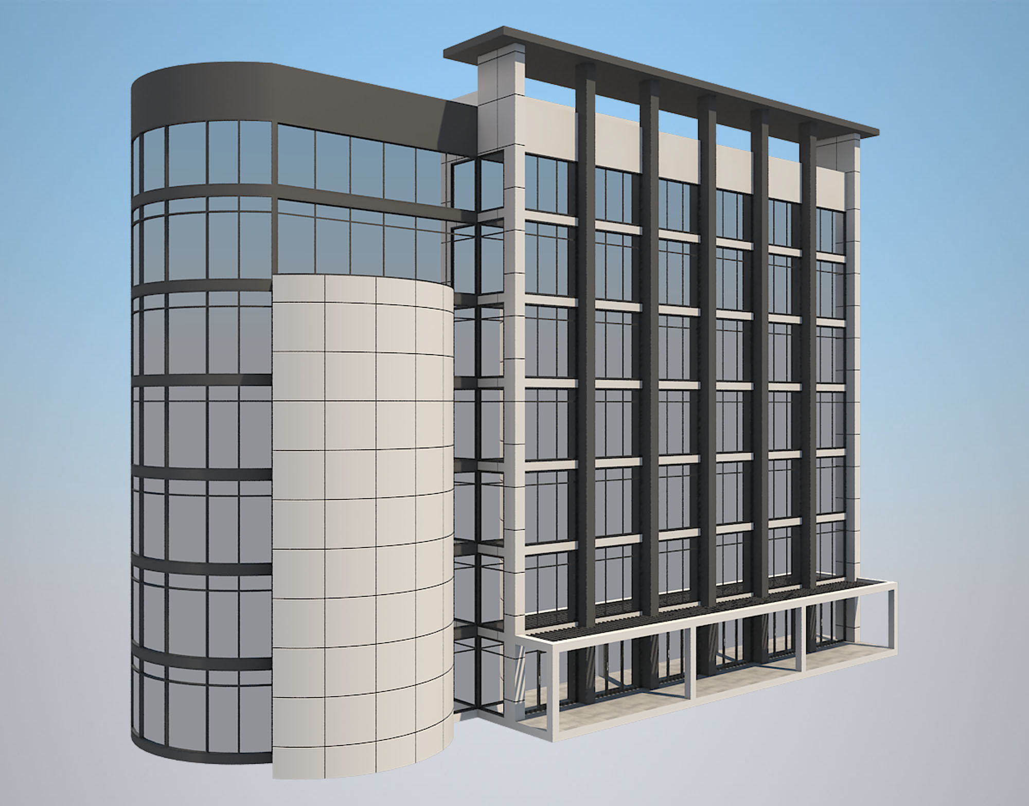 Building 3 3D model_1