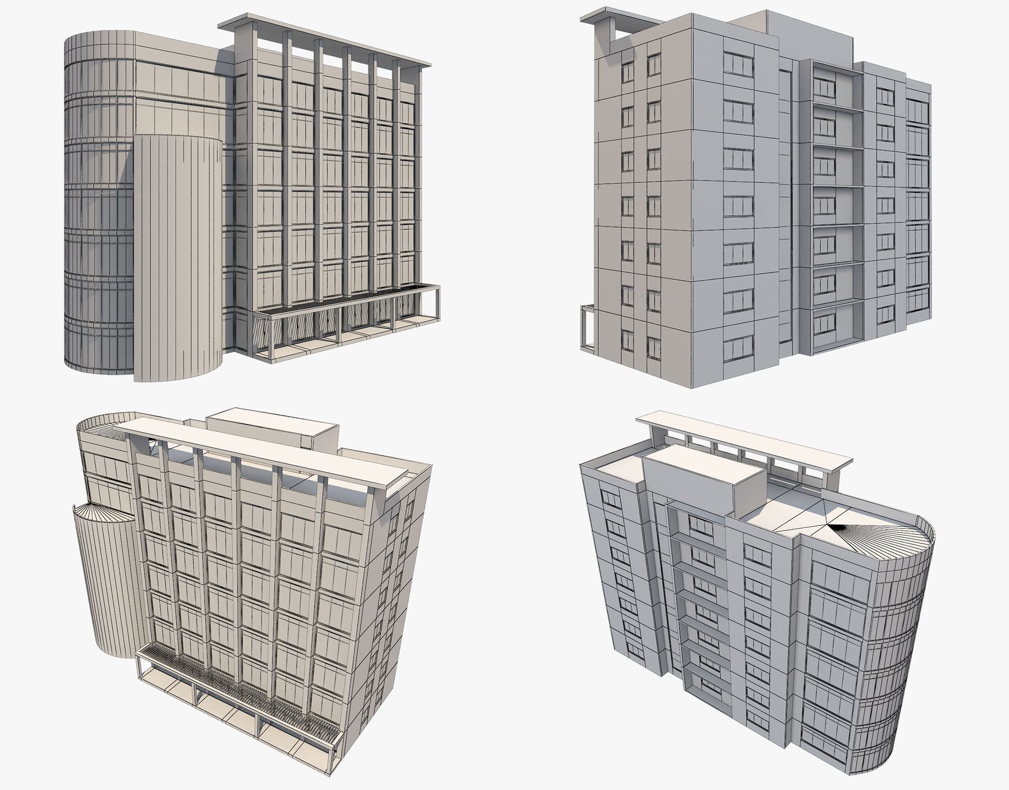Building 3 3D model_7