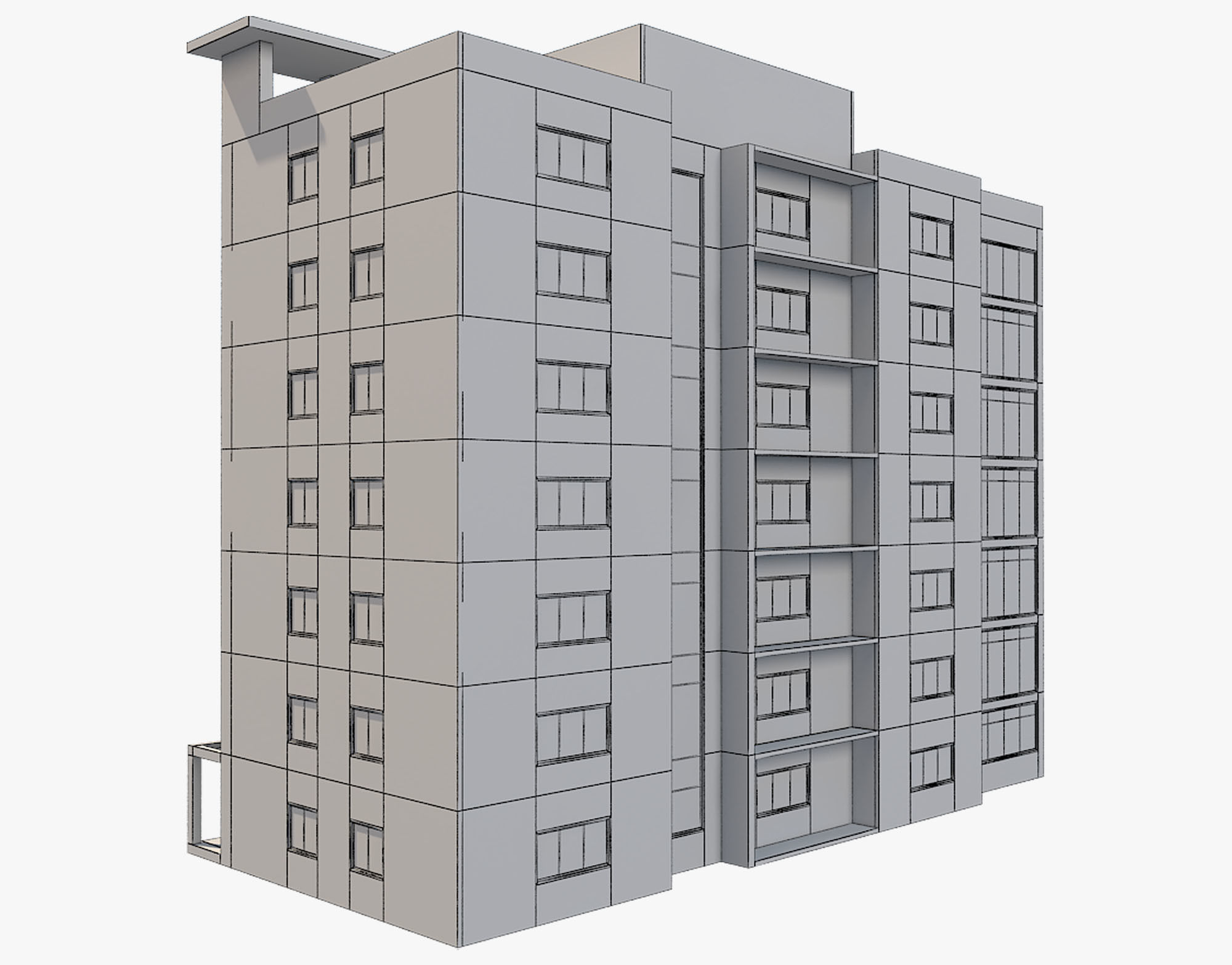 Building 3 3D model_3