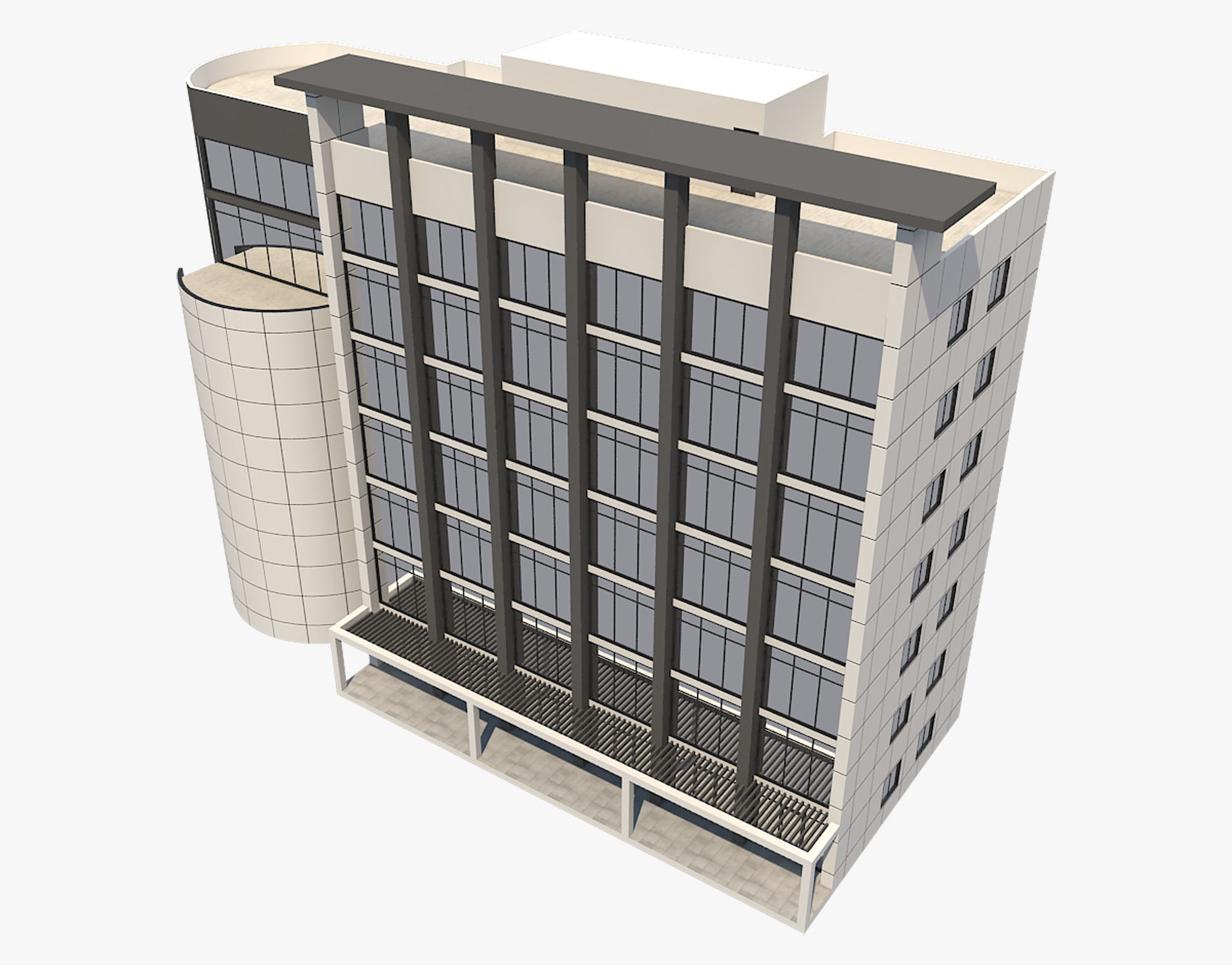 Building 3 3D model_14