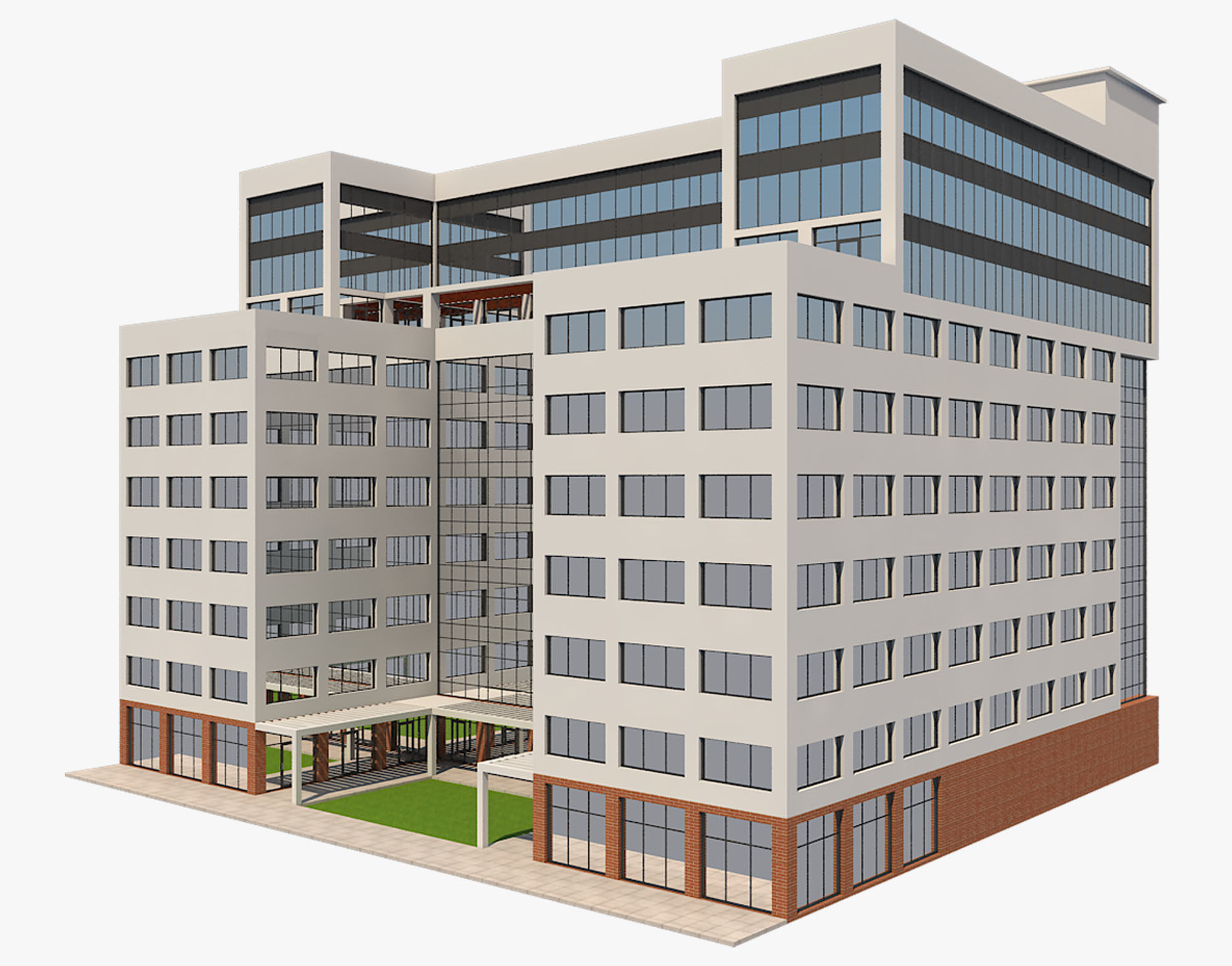 Building 4 3D model_11