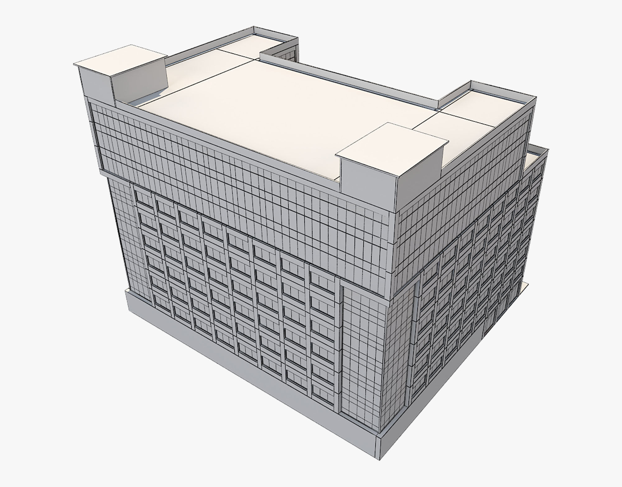 Building 4 3D model_6