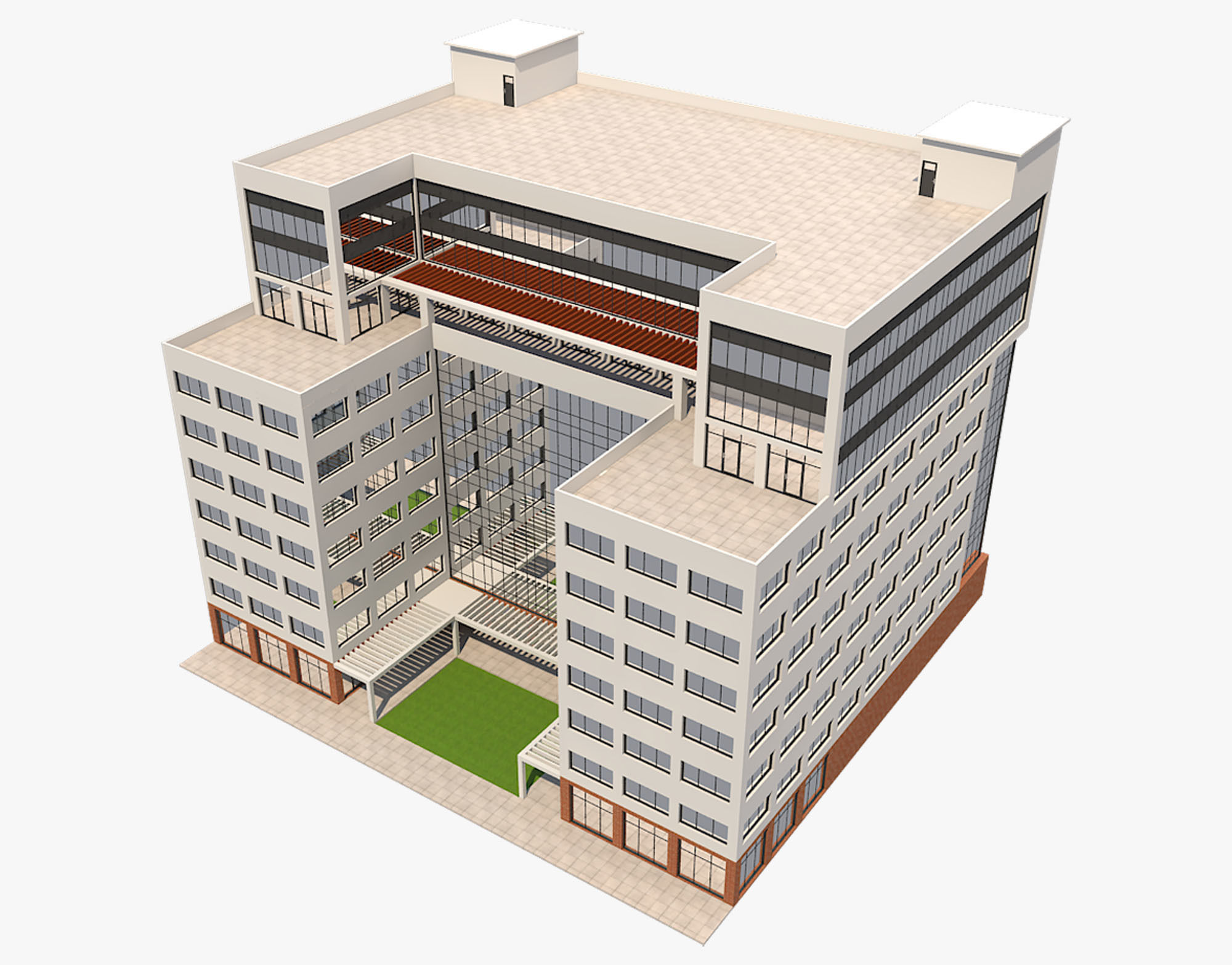 Building 4 3D model_13