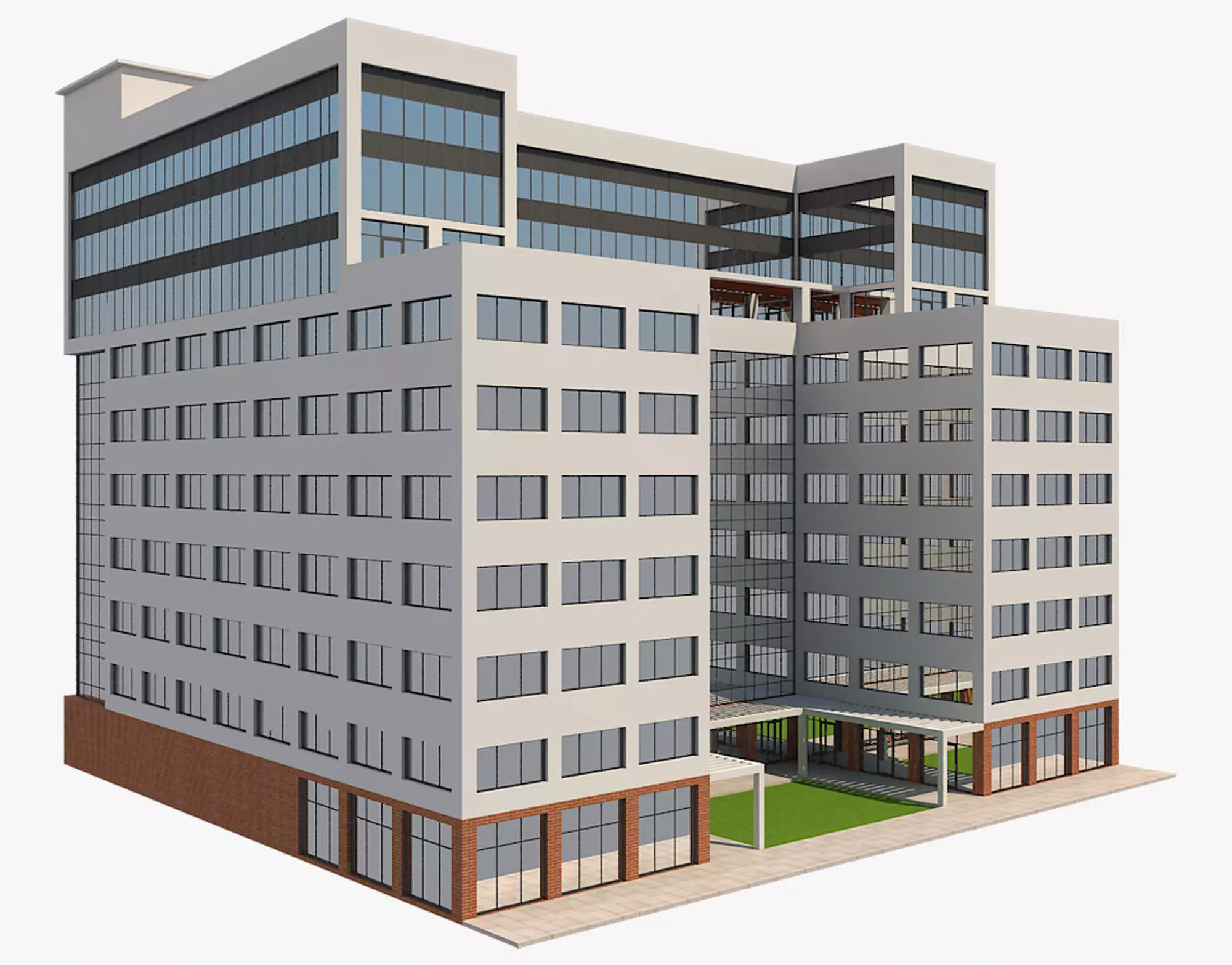 Building 4 3D model_0