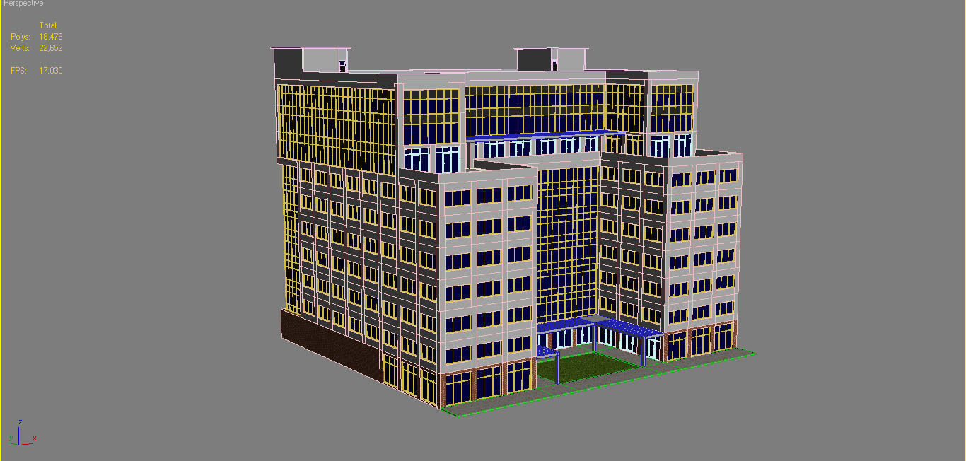 Building 4 3D model_9