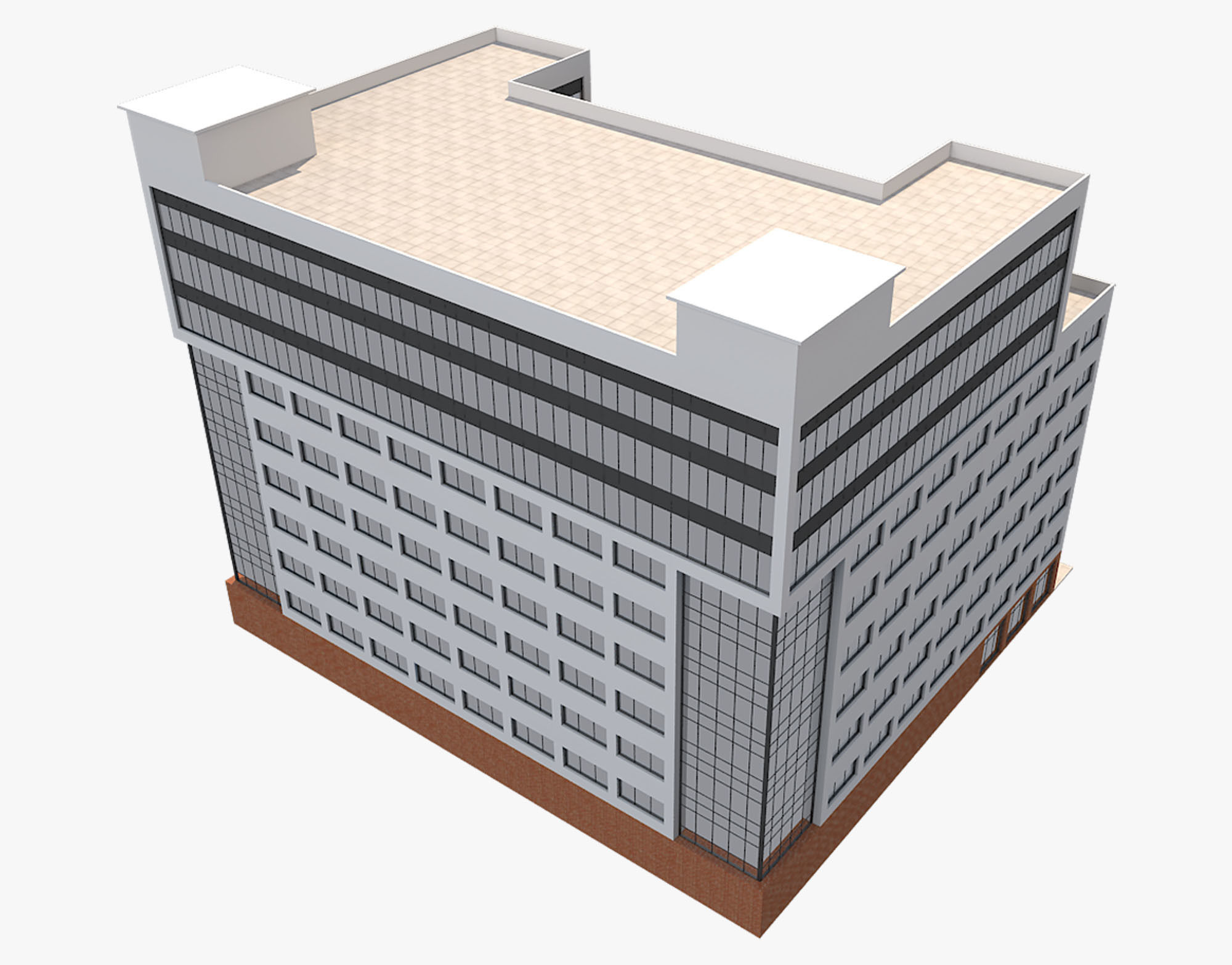 Building 4 3D model_14