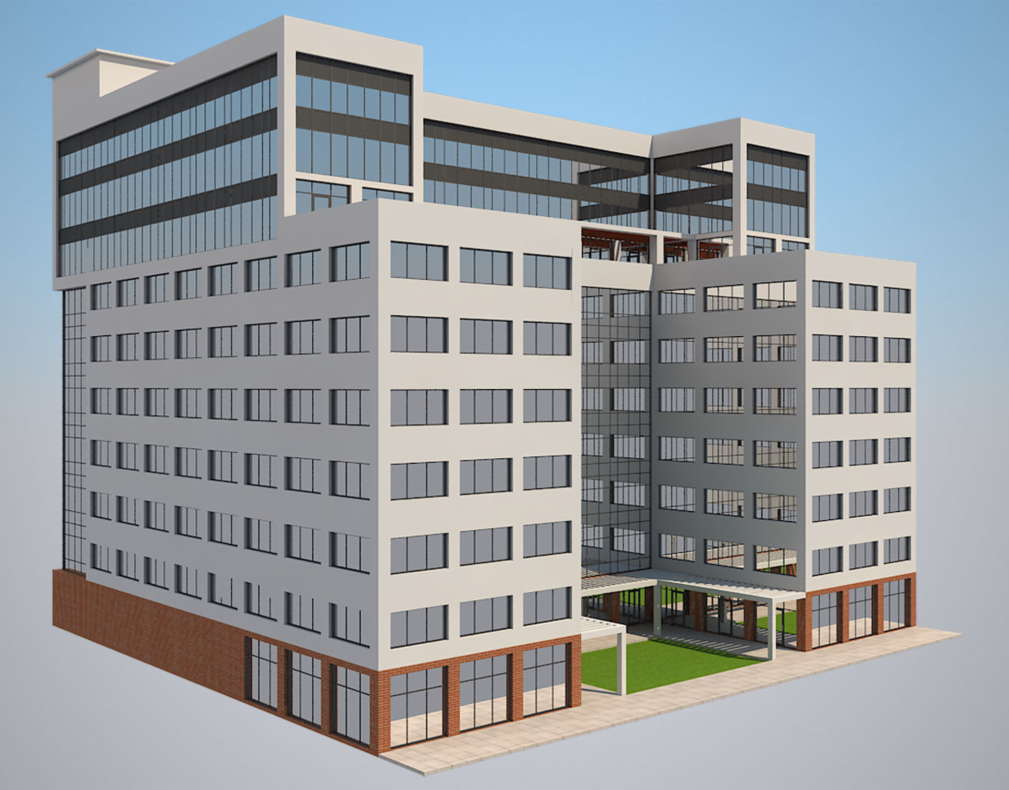 Building 4 3D model_1