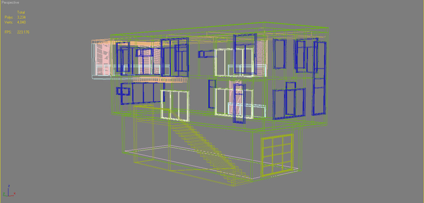 Modern House 6 3D model_8