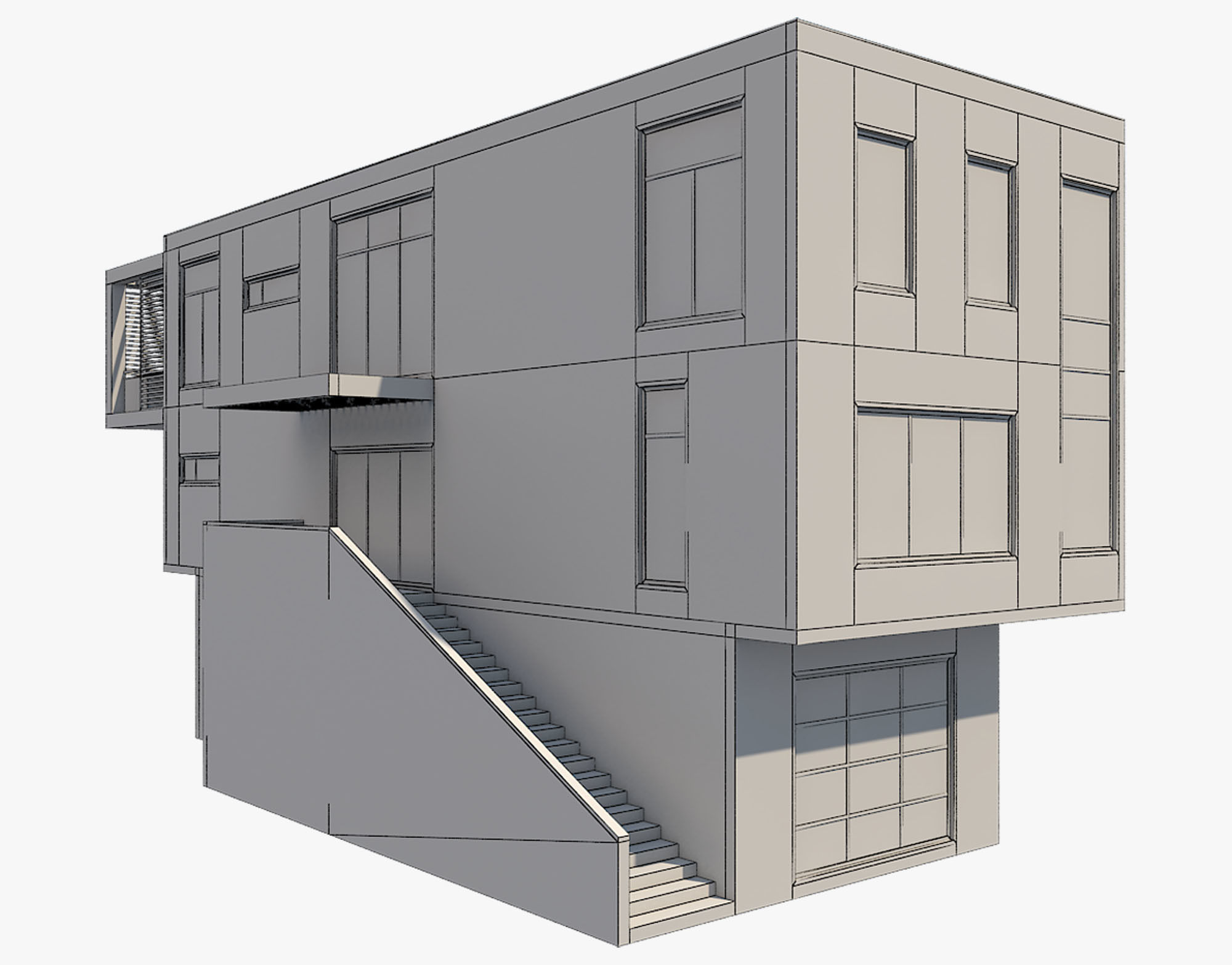 Modern House 6 3D model_17