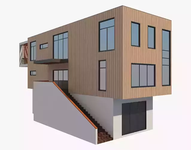 Modern House 6 3D model