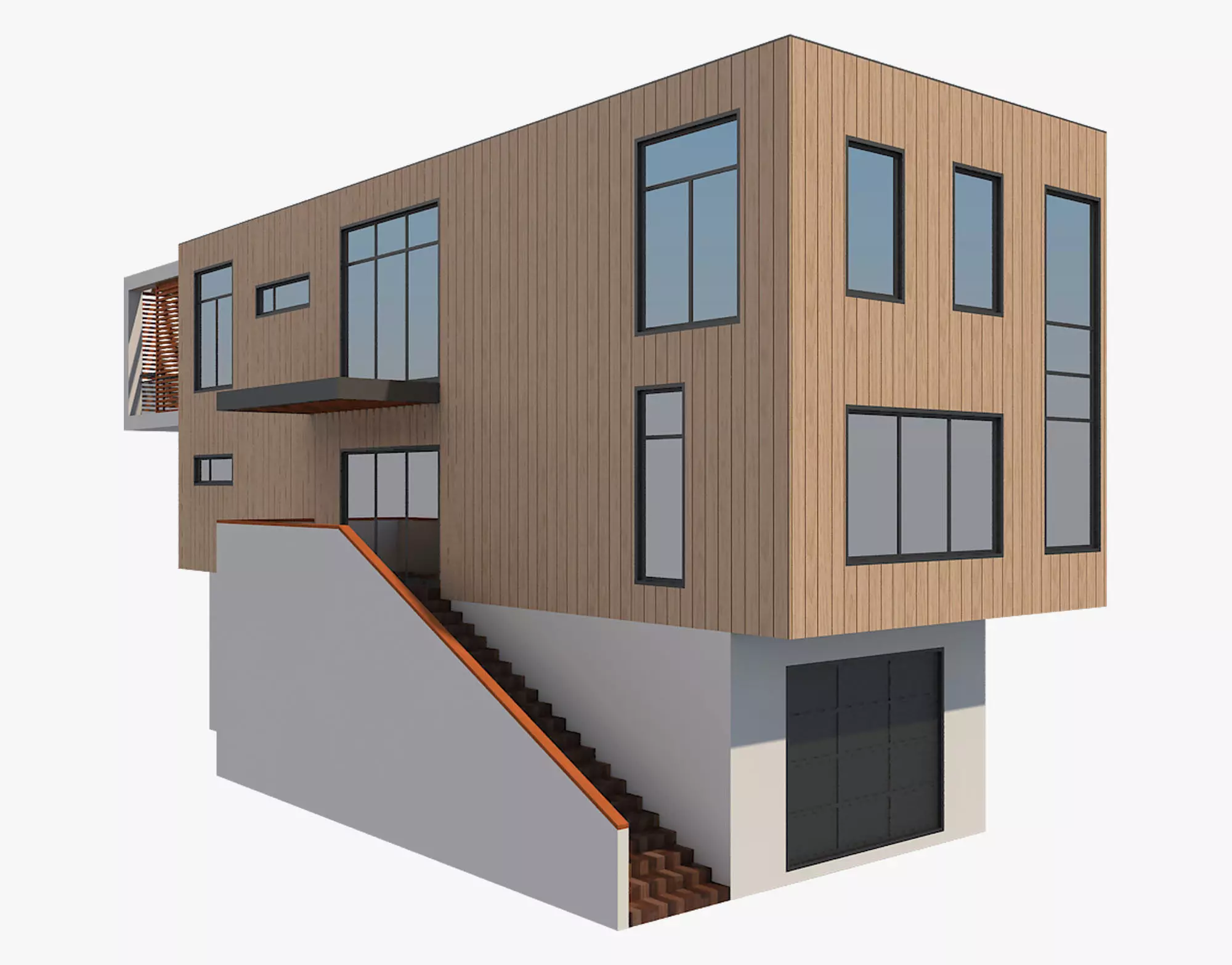 Modern House 6 3D model_0