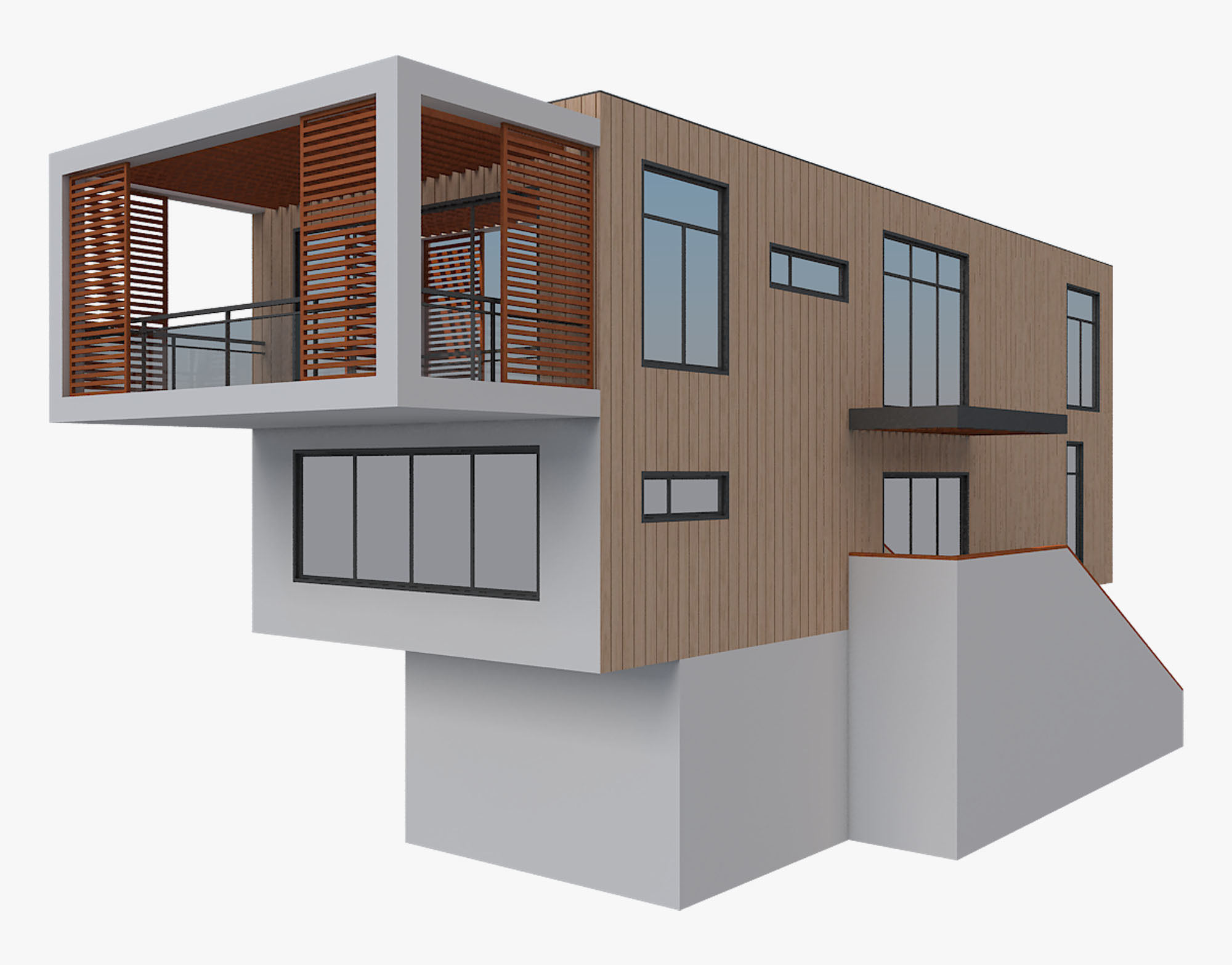 Modern House 6 3D model_13