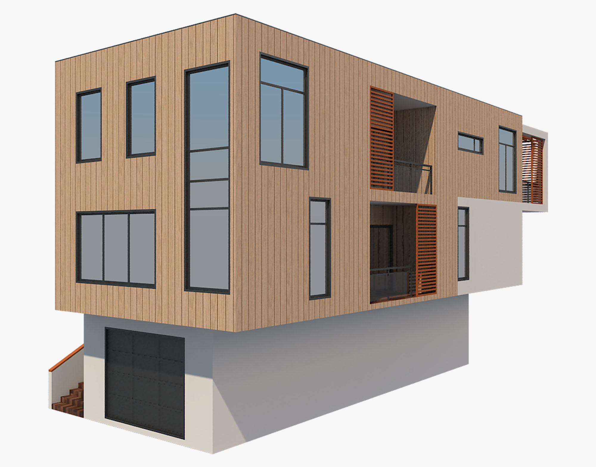 Modern House 6 3D model_11