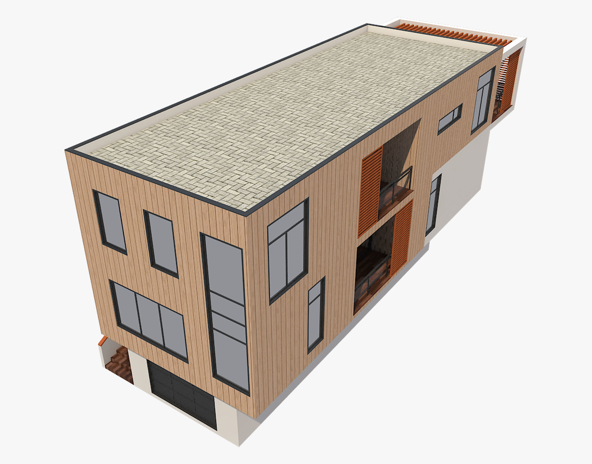 Modern House 6 3D model_14