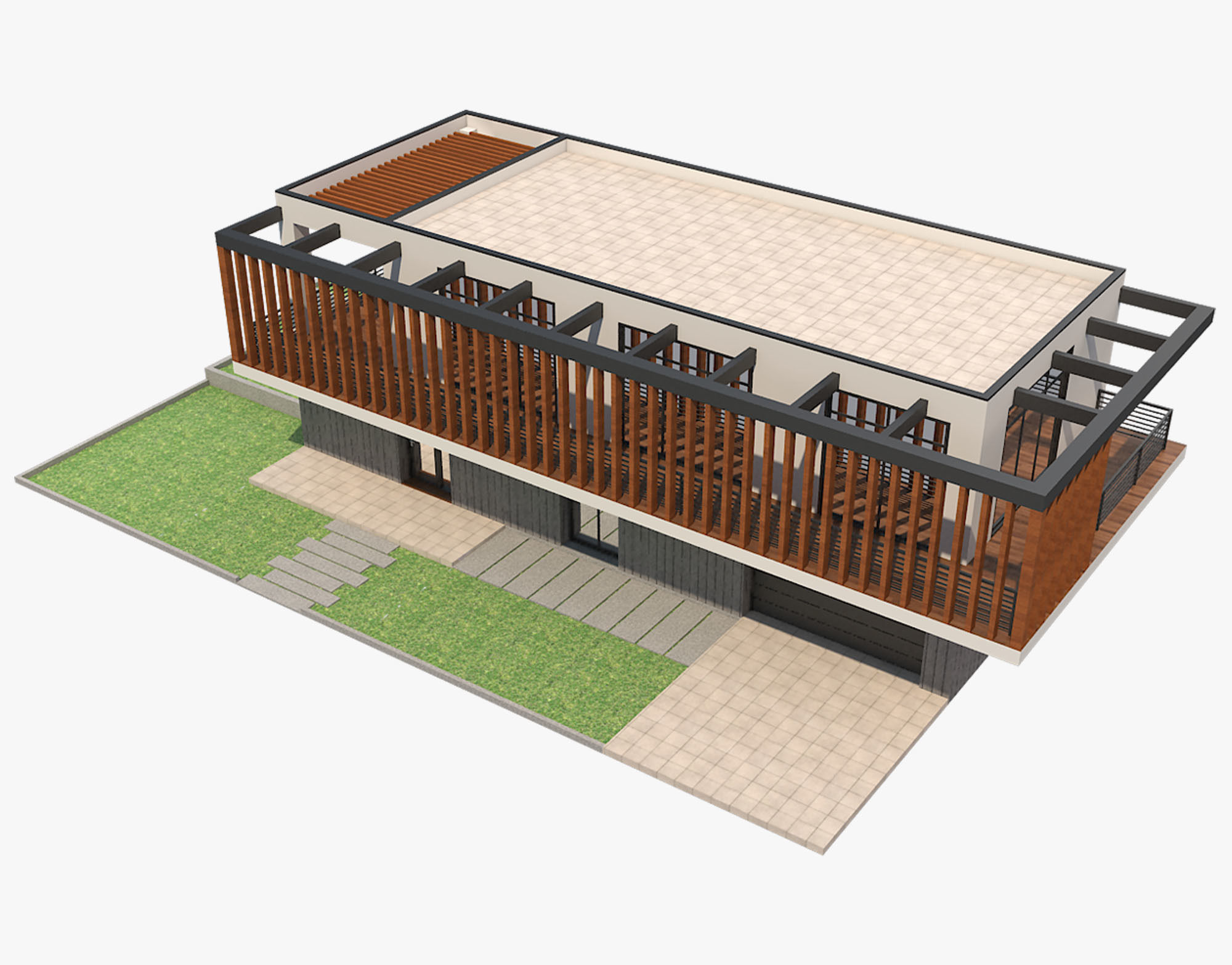 Modern House 7 3D model_14