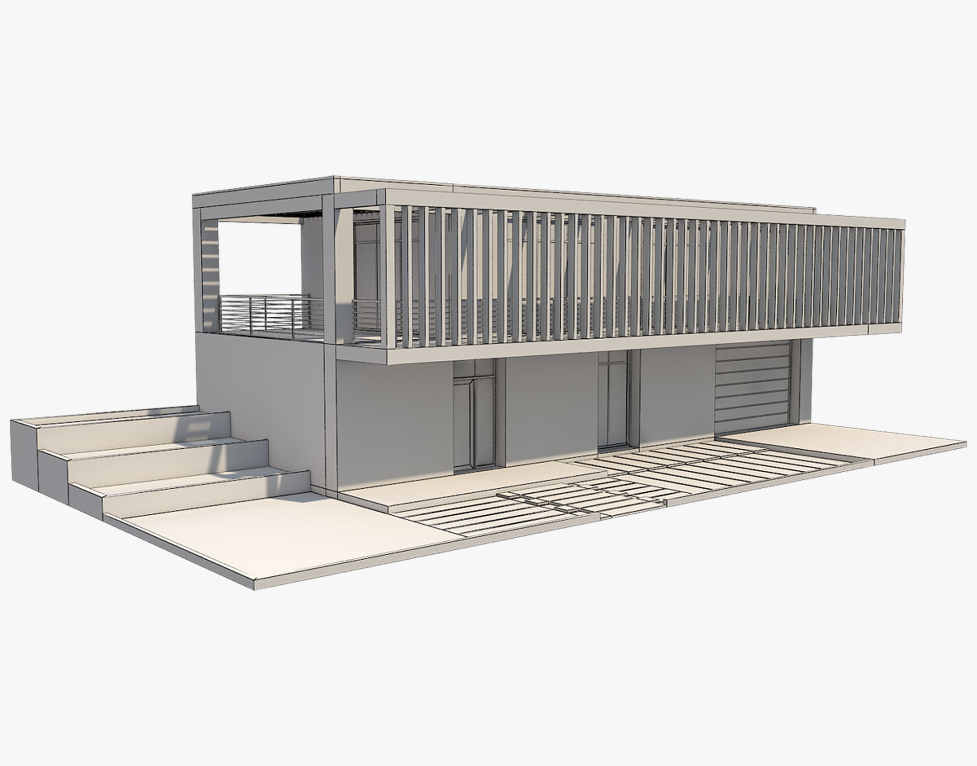 Modern House 7 3D model_17