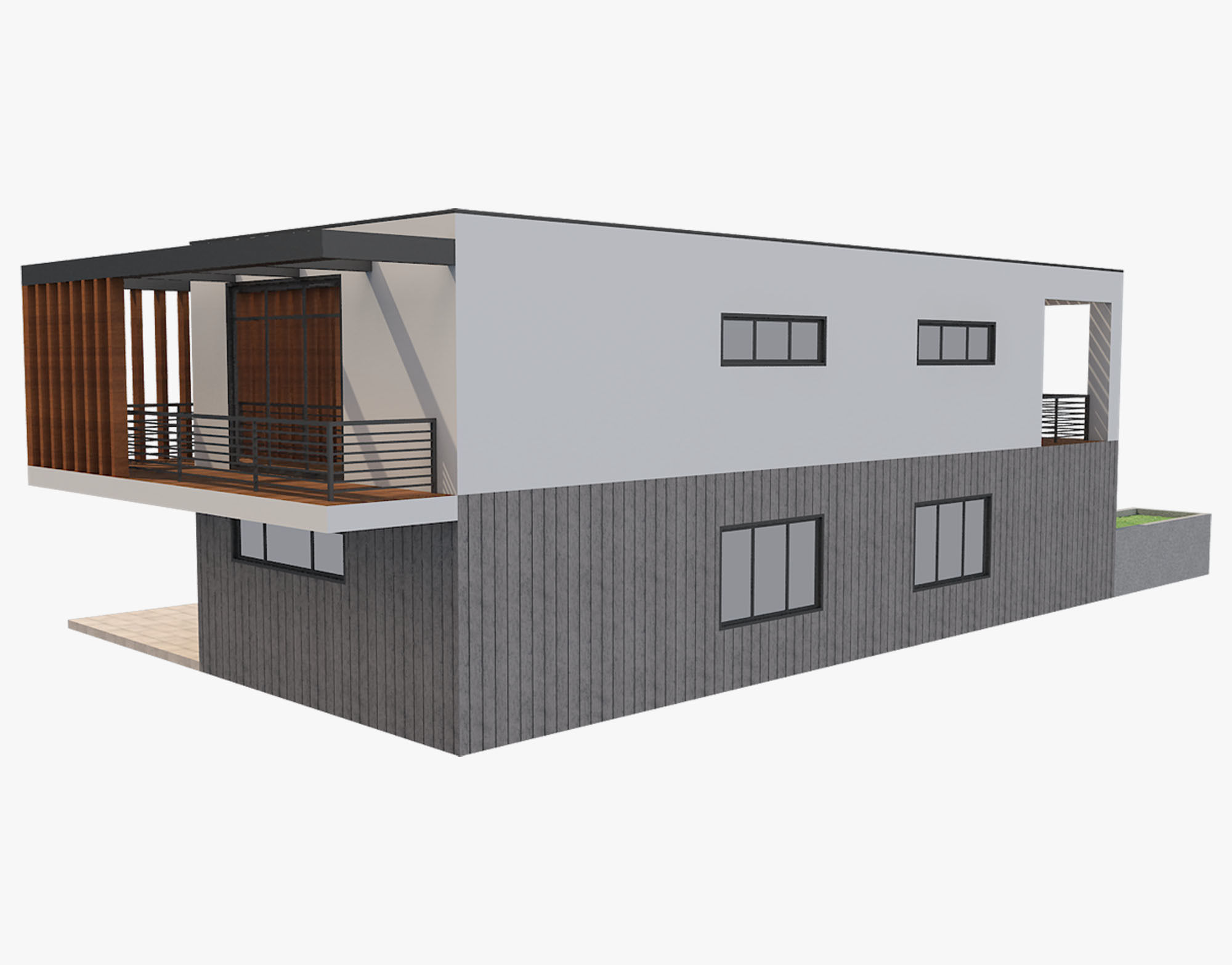 Modern House 7 3D model_12