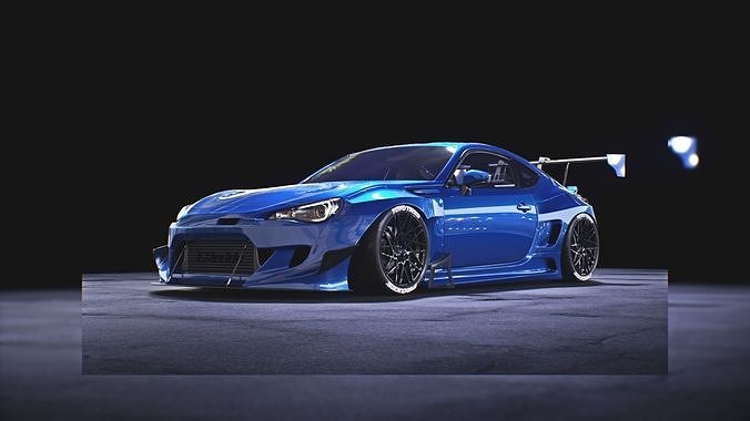 subaru BRZ Rocket Bunny V3 3D model