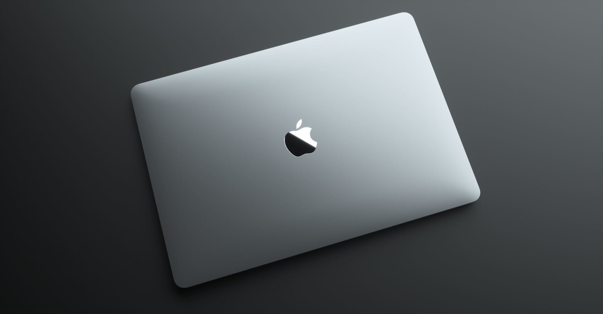 MacBook Air Low-poly 3D model_13