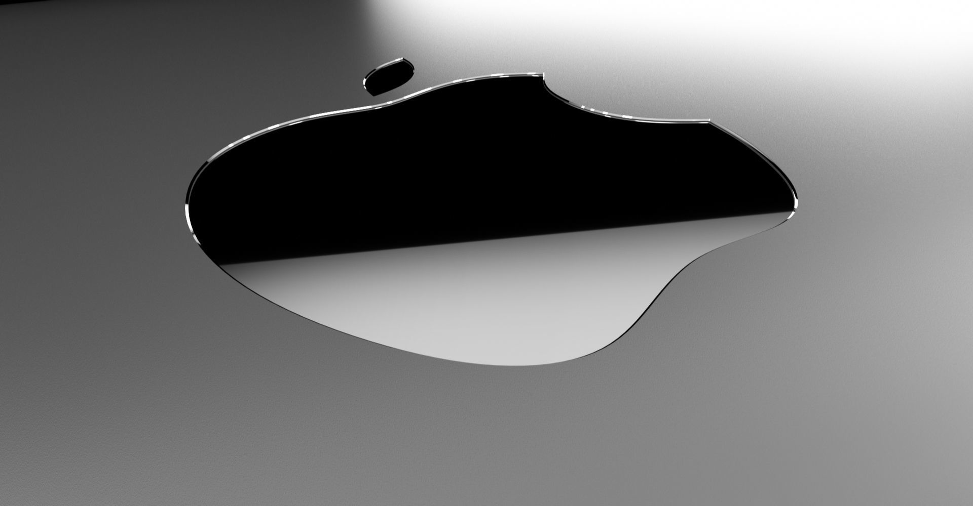 MacBook Air Low-poly 3D model_37