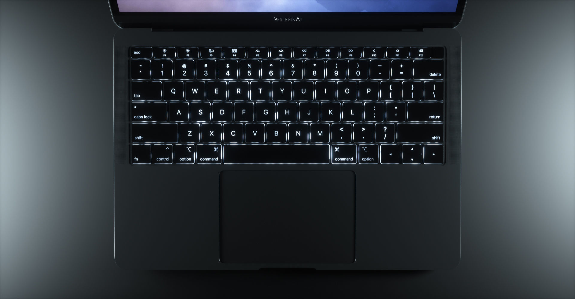 MacBook Air Low-poly 3D model_6