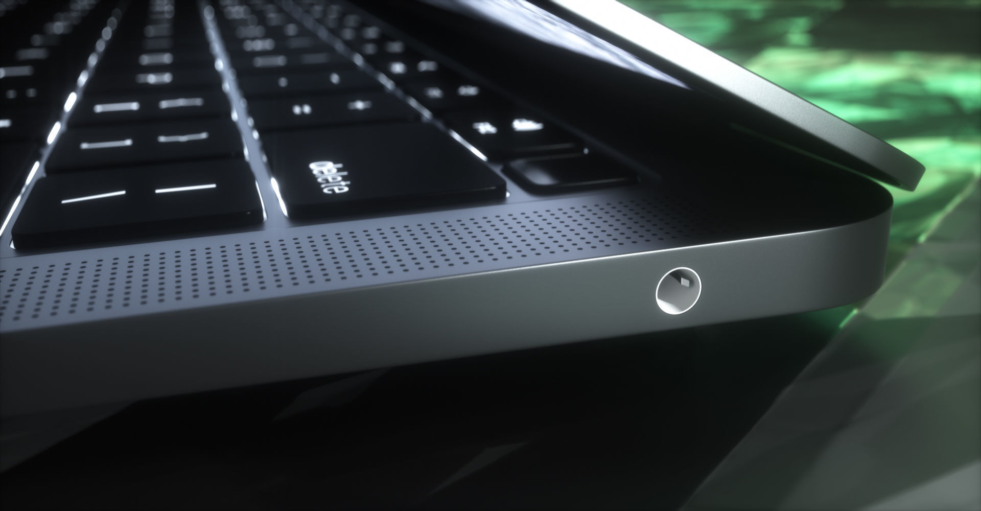 MacBook Air Low-poly 3D model_25