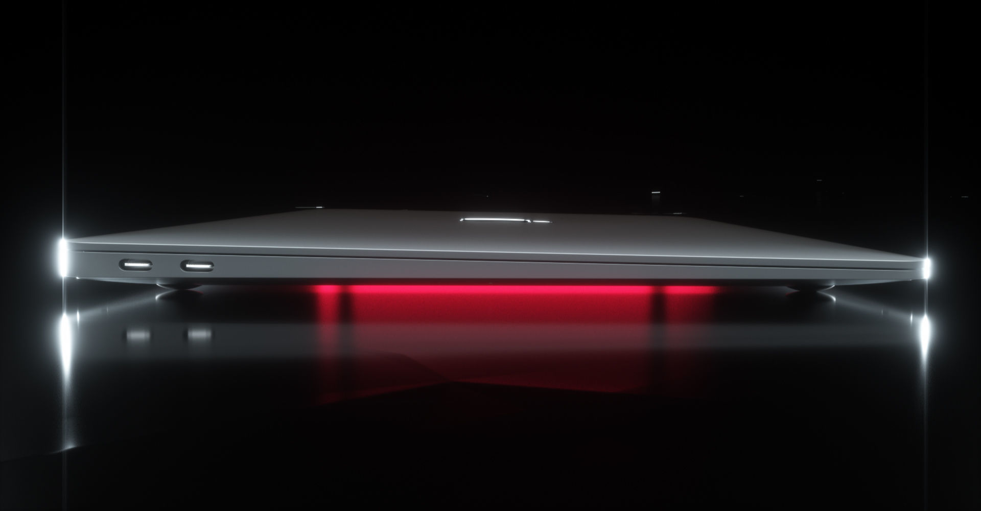 MacBook Air Low-poly 3D model_15