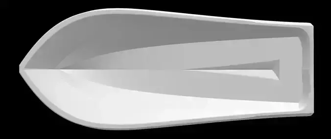  Sport fishing boat hull Free 3D print model