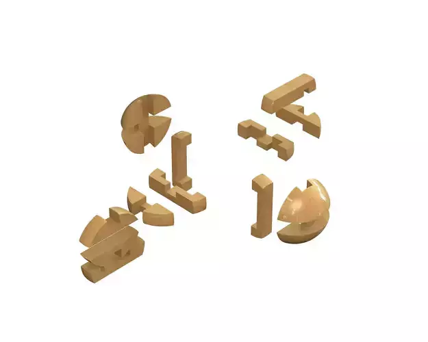 Sphere puzzle 3D print model