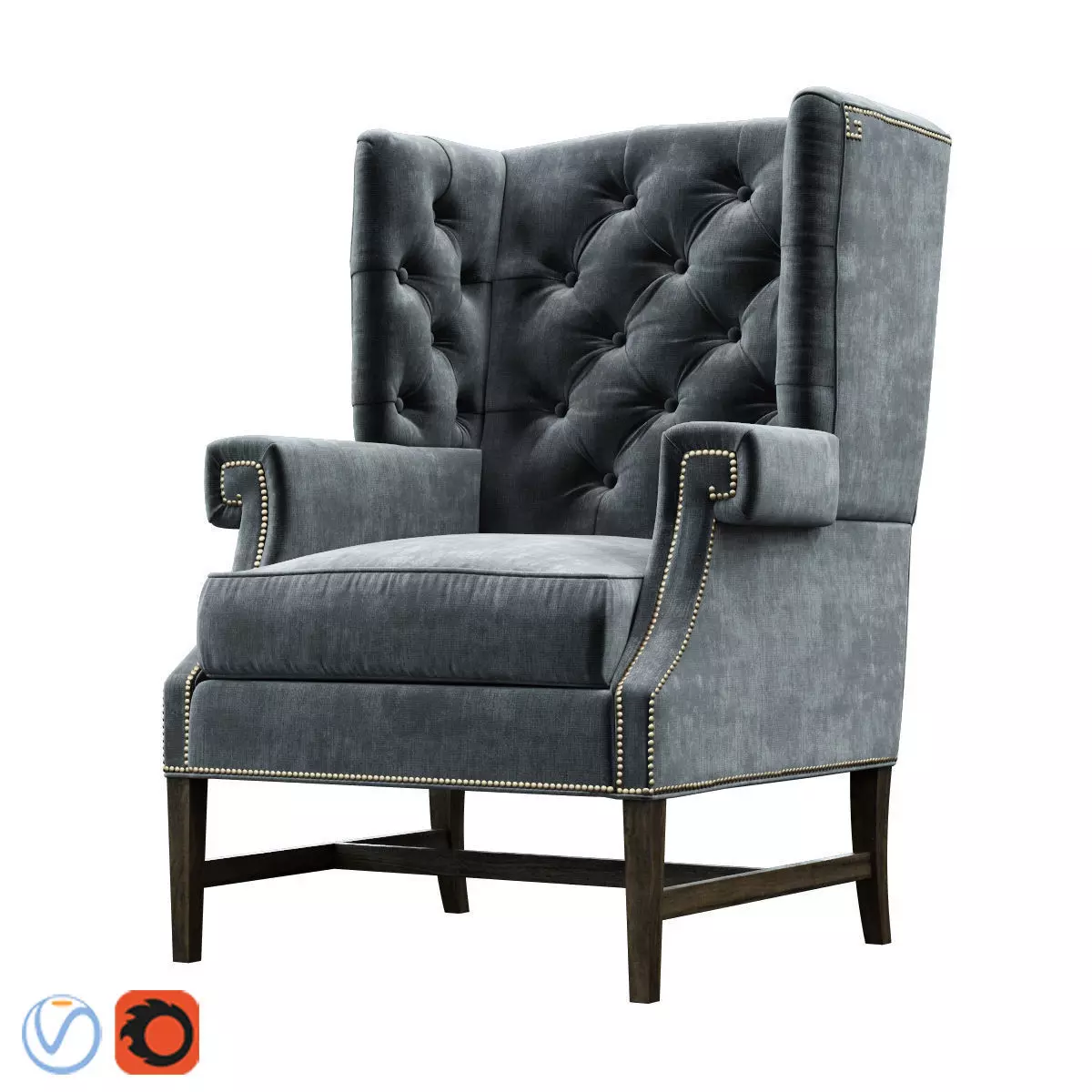 Lockhart Chair  3D model_0