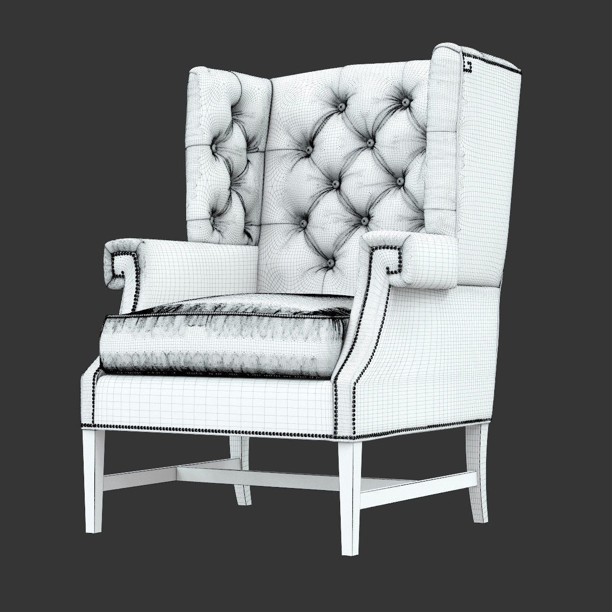 Lockhart Chair  3D model_5