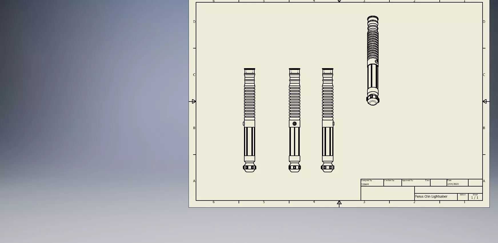 Ferus Olin Saber 3D print model_0