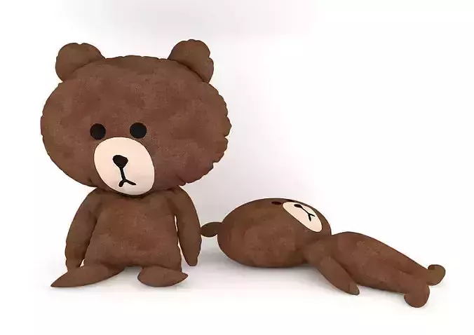 brown bear Plush Figure Doll Toy