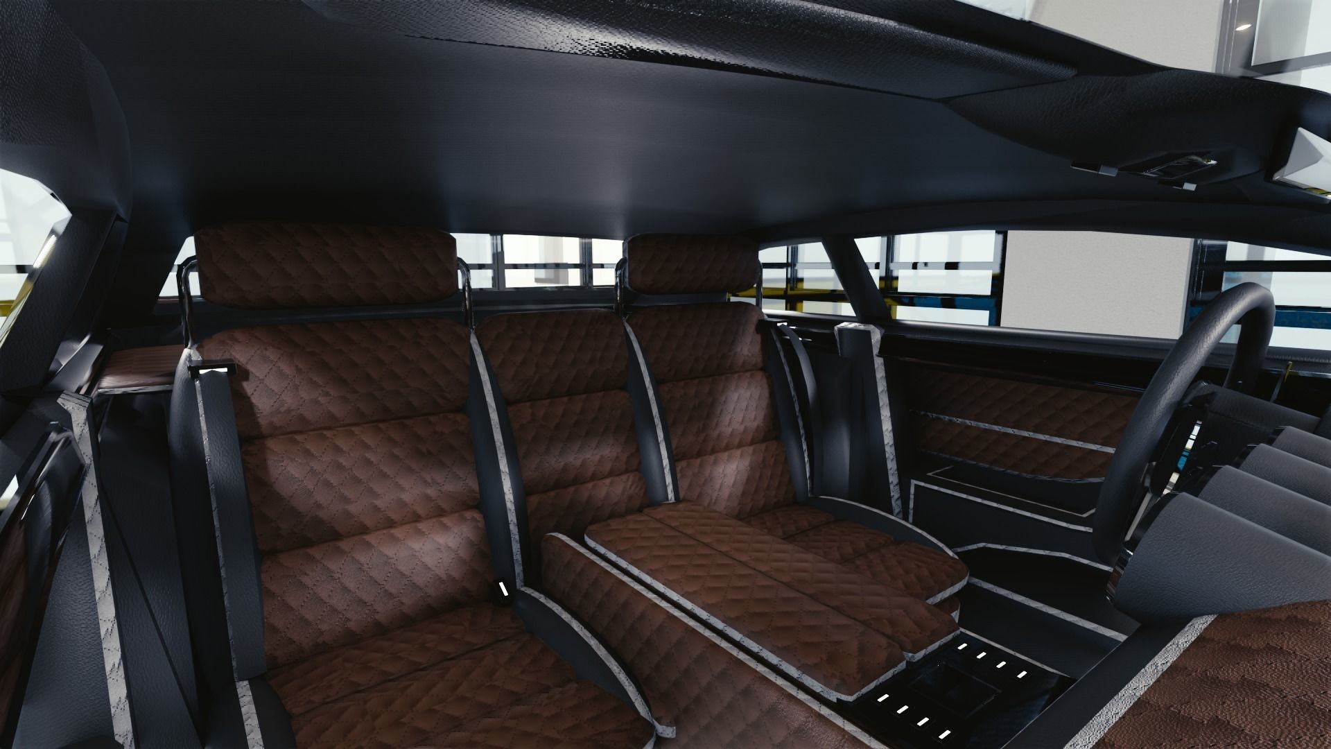 BLENDER EEVEE Brandless Sports GT  Low-poly 3D model_7