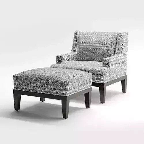 Crate and Barrel Donegal armchair