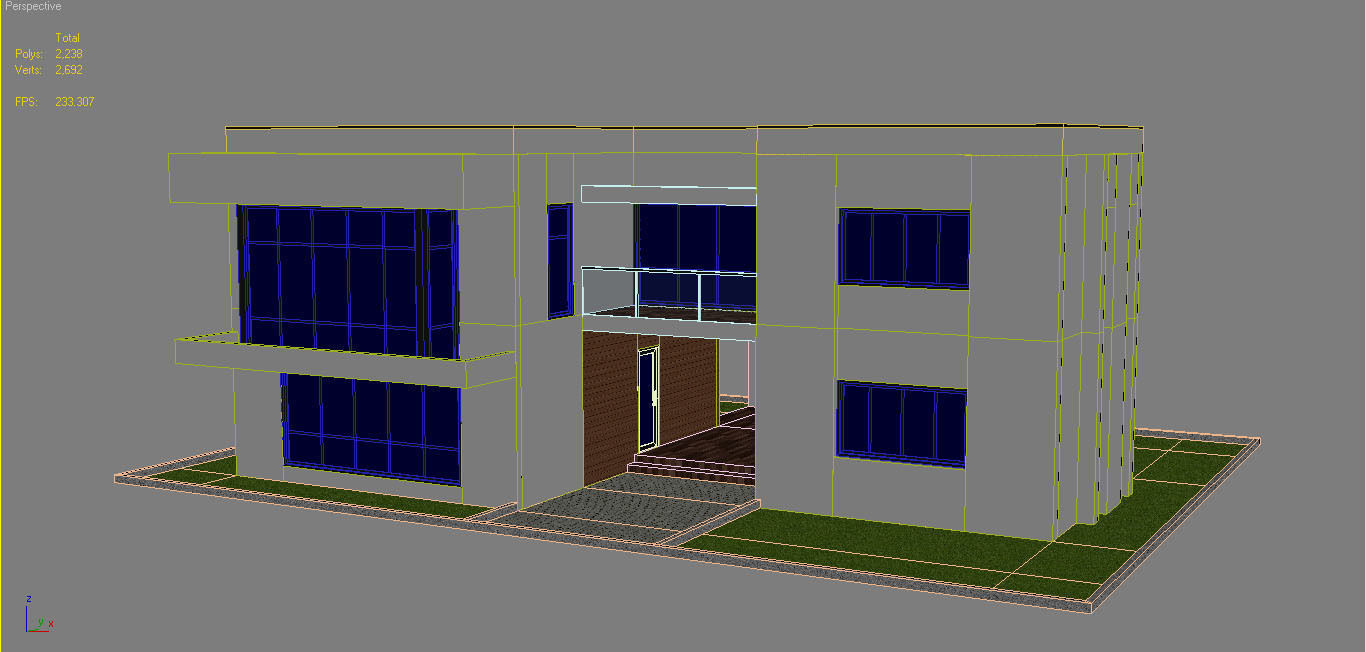 Modern House 8 3D model_9