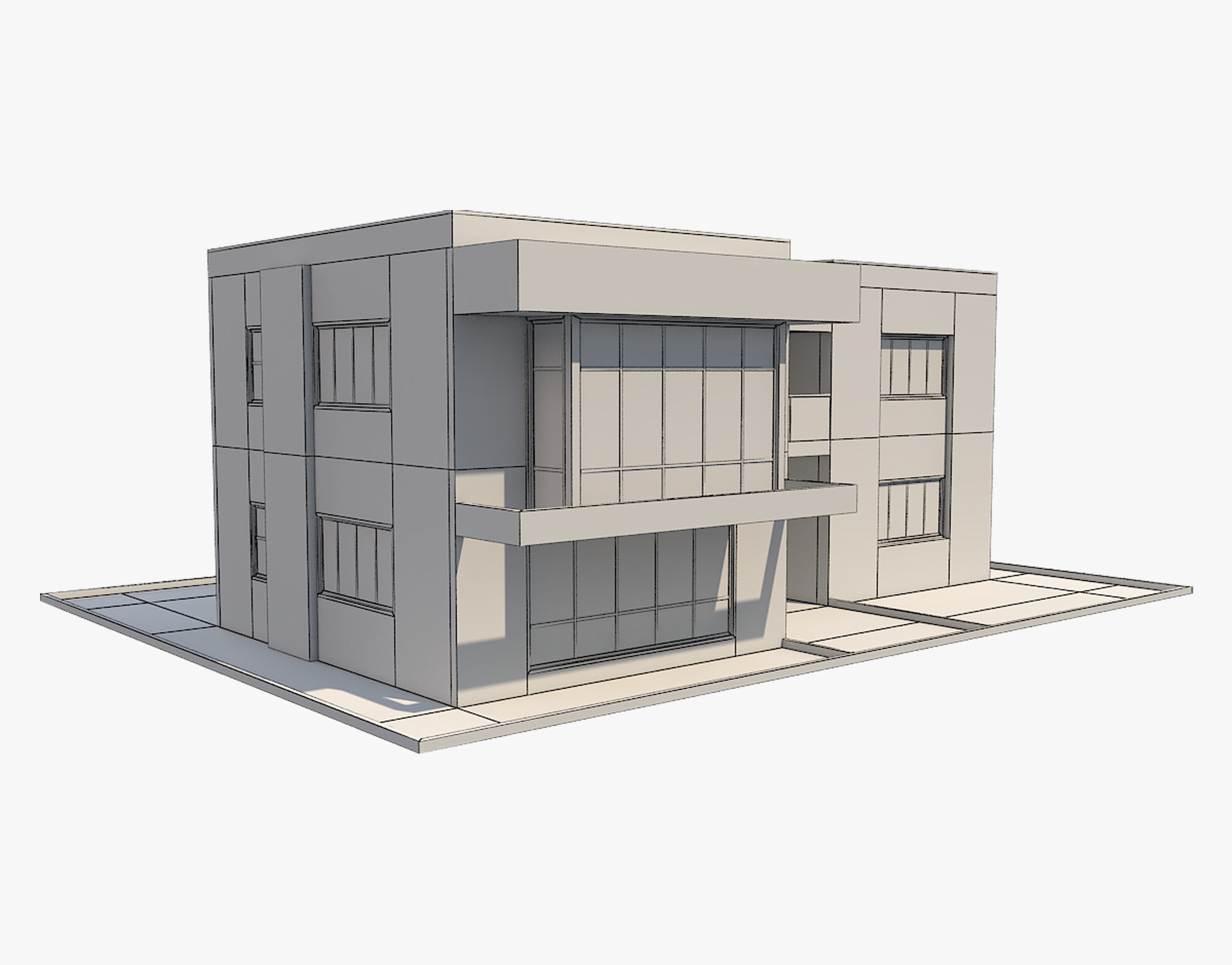Modern House 8 3D model_17