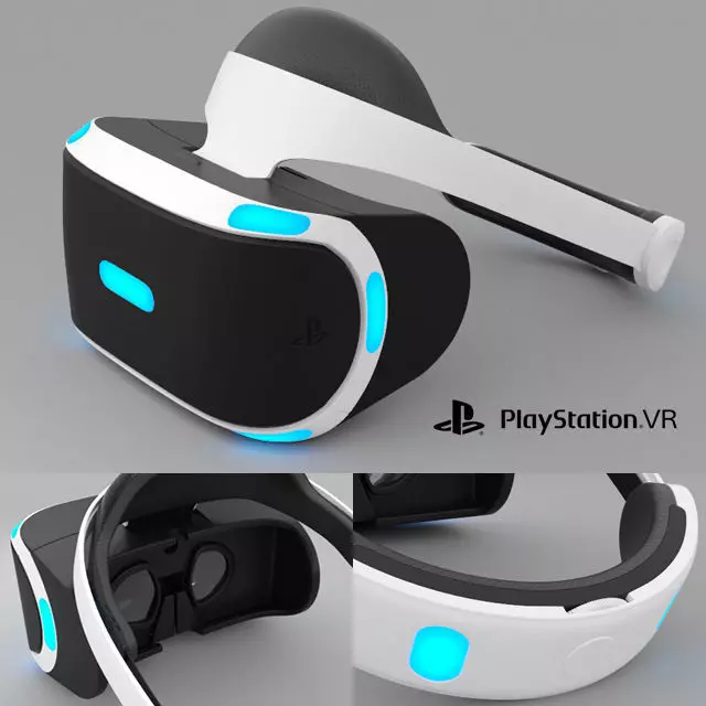 Sony PS play station VR  3D model_0