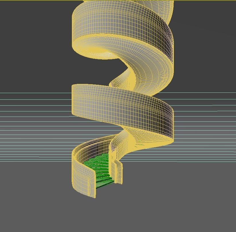 Yabu Pushelberg stairs 3D model_2