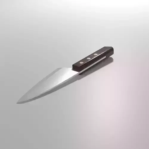 Kitchen Chefs Knife Free low-poly 3D model