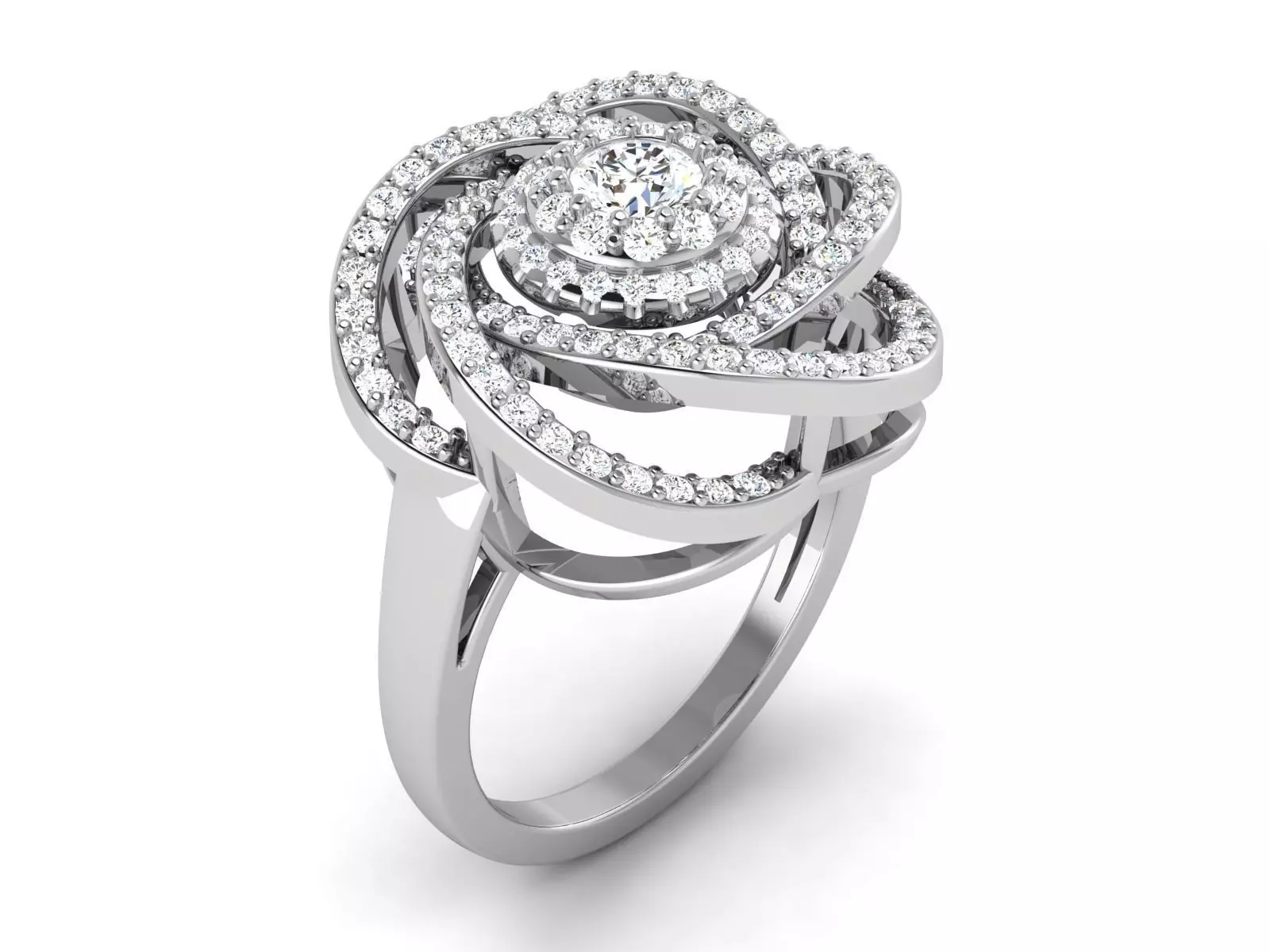 Solitaire Ring Rendering Solitaire ring 3dm stl render detail 3D print model 3D model 3D ...