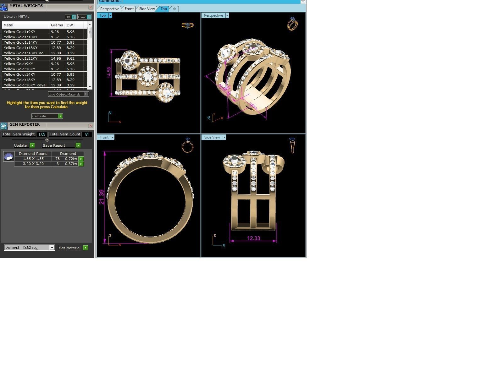 Solitaire ring 3dm stl render detail 3D print model 3D print model_1