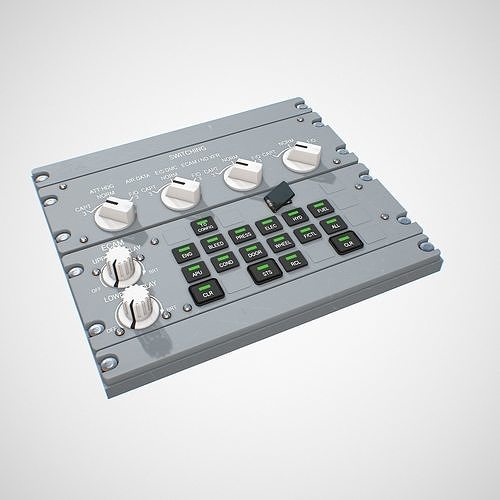 Upper Pedestal Low-poly 3D model