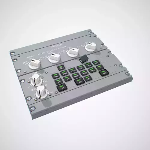Upper Pedestal Low-poly 3D model