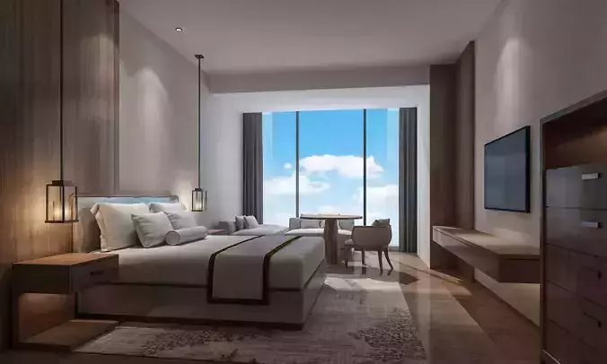 guest room 3D model